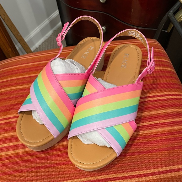 RAINBOW COLOR SANDALS - Picture 5 of 5